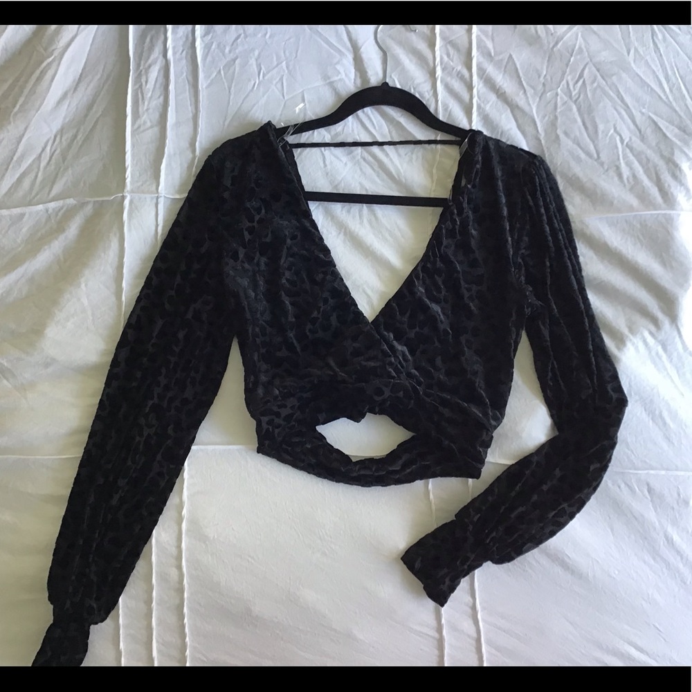 Windsor Cheetah Print Crop Top